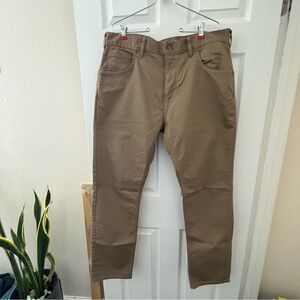 Men's Patagonia Organic Regular Fit Dark Tan Jeans 36x32